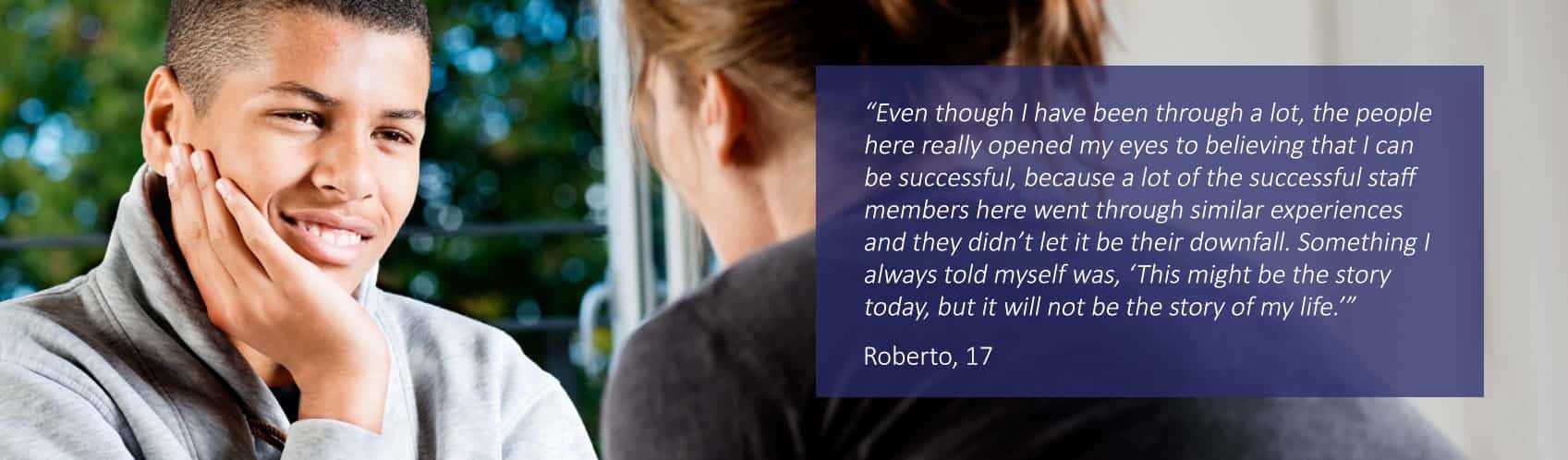 Roberto with Counselor